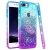Iphone 7/8/SE 2,Liquid Glitter Diamond Around Case -Teal / Purble