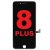 Iphone 8 Plus Premium QX7 Lcd Display – Black