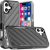 APPLE IPHONE 16 , HYBRID ARMOR CASE – BLACK/GREY