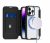 Apple IPhone 11, Flap [Magnetic Circle] Transparent Hybrid – Black