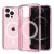 IPhone 14 Pro, Hybrid MagSafe Clear Case (Pink)