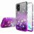 Iphone 7/8/SE 2,Liquid Glitter Diamond Around Case -Grey / Purple