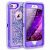 iPhone 6/7/8 Plus, Hybrid pcs Glitter Case (Purple)