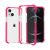 IPHONE XR CLEAR CASE (PINK-FRAME)