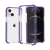IPHONE XR CLEAR CASE (Purple-FRAME)