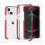 Iphone 6/7/8 Plus,  Clear Case ( Red Frame )