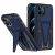 Iphone 15 Pro, Long Stand Hybrid Case-Blue
