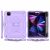 iPad 10th Gen 2022 Butterfly Kickstand 3in1 Tough Hybrid Case with Shoulder Strap – Purple