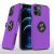 Galaxy A15 / A25 5G,  Metal  Circl Ring Case – Purple
