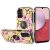 Iphone 14 Pro Max, Design Circle Ring Case -Pink Flower