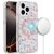 Apple IPhone 16, Magsafe Double Layer IMD Design Case – Floral Pink