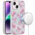Apple IPhone 14/13, [Magnetic Circle] Double Layer Design IMD TPU Case – Bow Knot