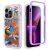 IPhone 11, Hybrid Clear Design Case – Colorful Floral