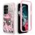 Galaxy A23 5G, Hybrid Design Clear Case -Pink Flamingo
