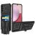 Galaxy A14 5G,  Holder Kickstand Hybrid Case  With Card  – Black