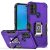 Galaxy A15 / A25 5G,   Hybrid Rectingle Ring Case – Purple