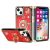 Iphone 15 Pro Max,   Dimond Ring-Good Luck Case- Red