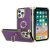 Iphone 15 Pro Max,   Dimond  Ring Glitter Case-Purple