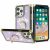 Iphone 14 Pro Max, Smiling Dimond Ring Case -Purple