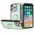 Iphone 14 Pro Max, Smiling Dimond Ring Case -Teal