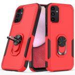 Galaxy A14,  Kickstand Hybrid Case – RED