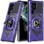 Galaxy A14 5G,  Square Hybrid Ring Case – Purple