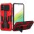 Galaxy A14 5G, Rocker Kickstand Hybrid Case – Red