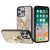 Iphone 15 Pro,Butterfly Stand Case – Gold