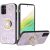 Galaxy A54 Diamond Glitter Case – Good Luck Floral Purple