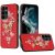 Galaxy A14 5G,  Hybrid Dimond Butterfly Case – Red