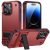 Galaxy S23 Plus 5G,  Kickstand Hybrid Case Cover – Red