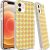 IPhone 12 Pro Max ,Design Hybrid Case Cover – Yellow Squares