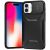 APPLE IPHONE 16 , HYBRID ARMOR CASE-CAMERA WINDOW COVERING-BLACK