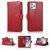 Iphone 15, W5 Wallet Cases- Red
