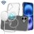 Apple IPhone 16,METKASE Thick Transparent [Magnetic Circle] Shockproof Hybrid in Slide-Out Package – Clear